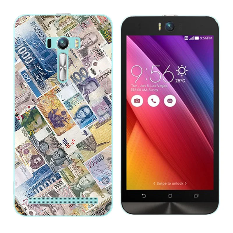 for Asus ZenFone Selfie ZD551KL Ultra Thin Slim Cover Life Printing Soft TPU Back Case Bags |
