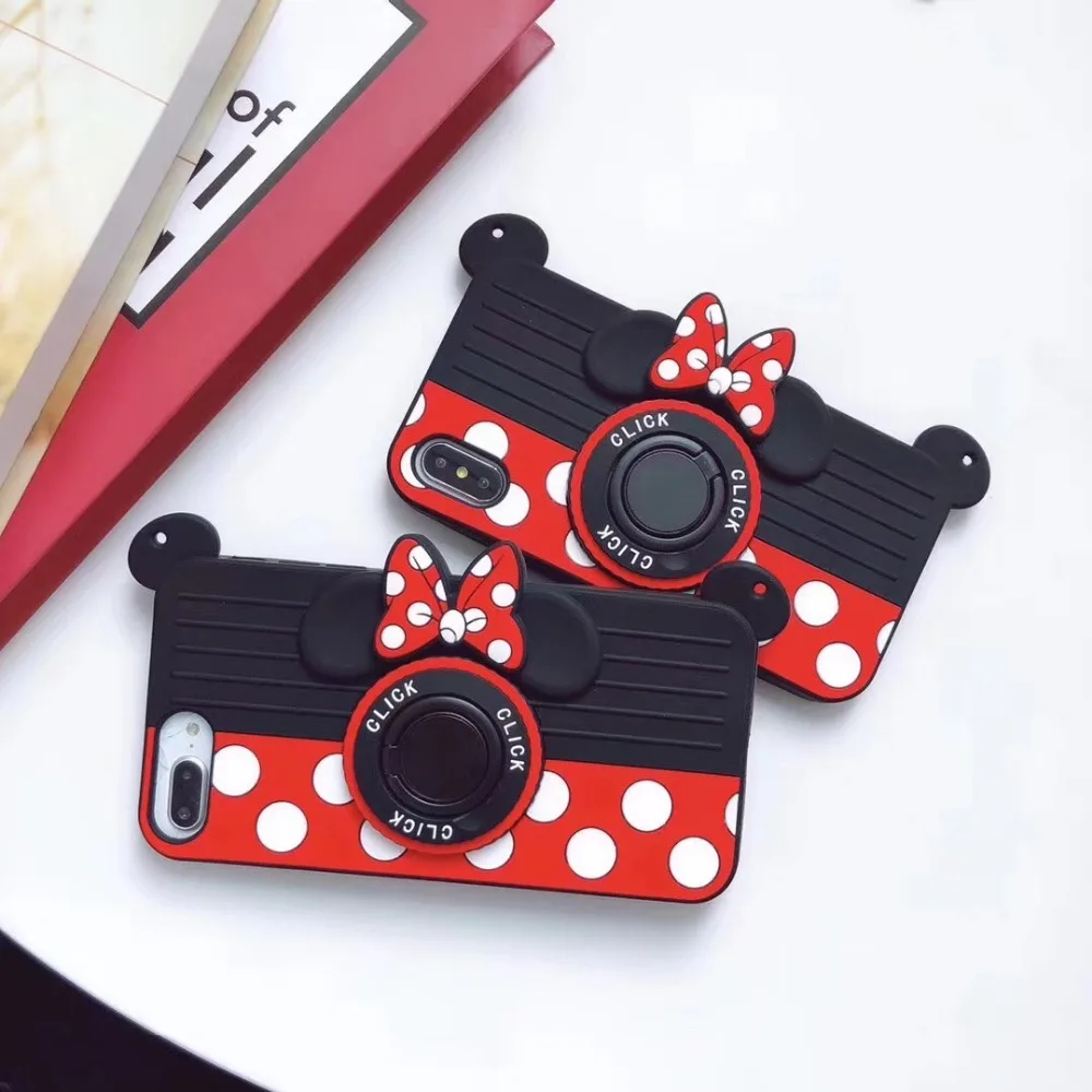 Cute cartoon Mickey for vivo x9 x9sp x20 camera diagonal lanyard vivox21 front x21 rear x23 silicone phone case back cover |