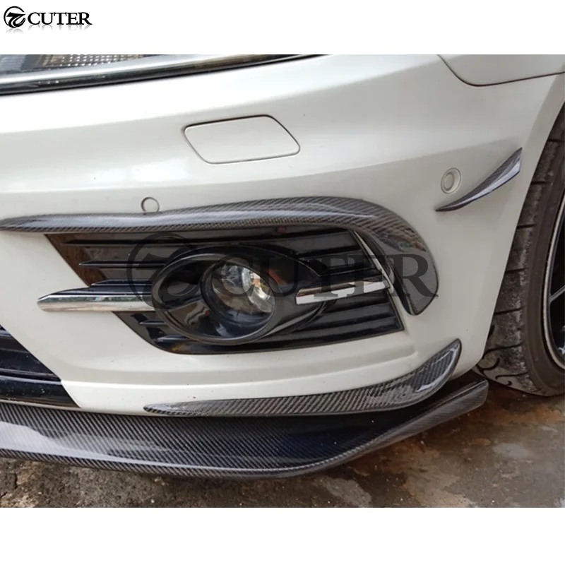 Для Volkswagen CC R-line карбоновое волокно боковой крыло вентиляционные отверстия комплект обшивки крыло передний воздушный нож автомобиля Стайлинг 13-UP