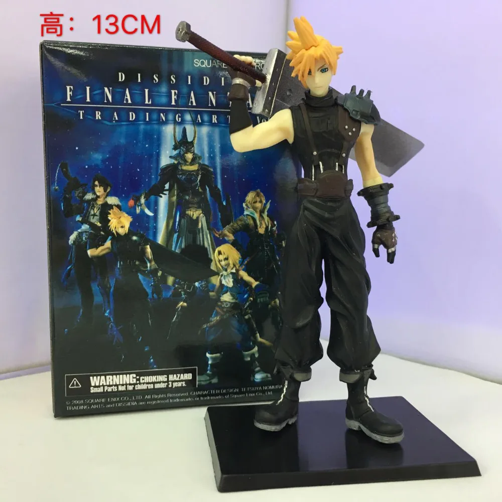 Аниме Final Fantasies 5 шт./компл. Cloud Strife Warrior of светильник Tidus Leonhart ПВХ фигурка игрушка