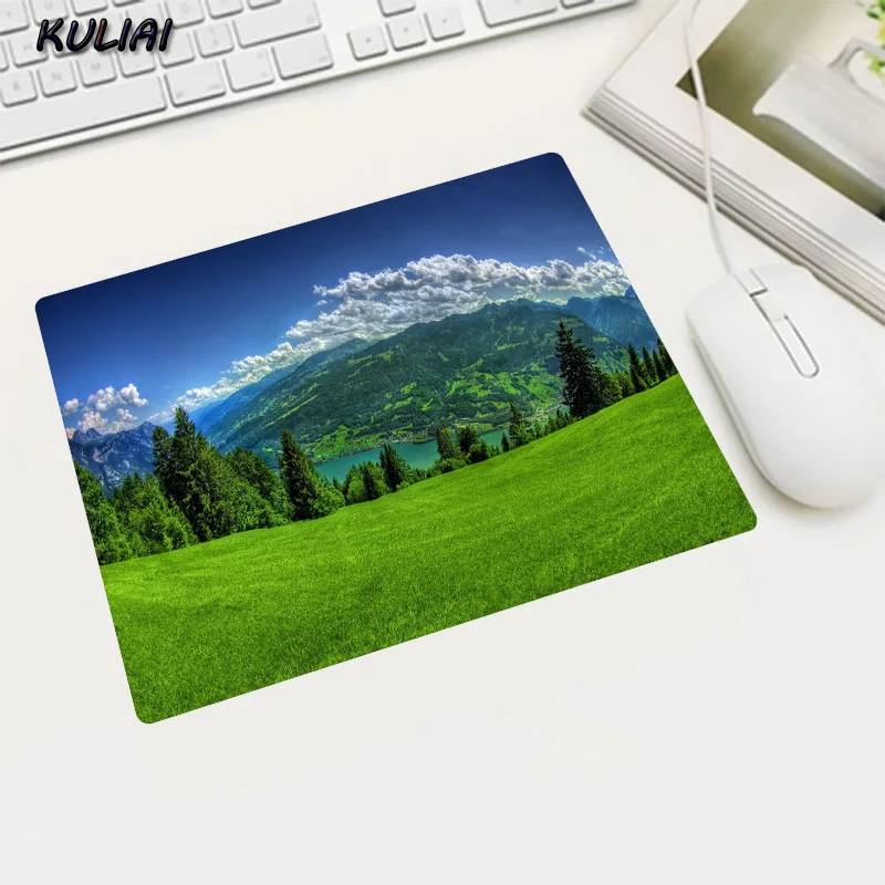 Коврик для мыши XGZ Summer Trees Flow Park View резиновый коврик ноутбука планшета можно