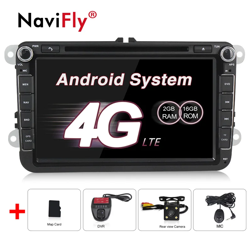 Европейский склад мультимедиа для Android плеер Volkswagen polo passat golf Tiguan skoda seat с 4G LTE