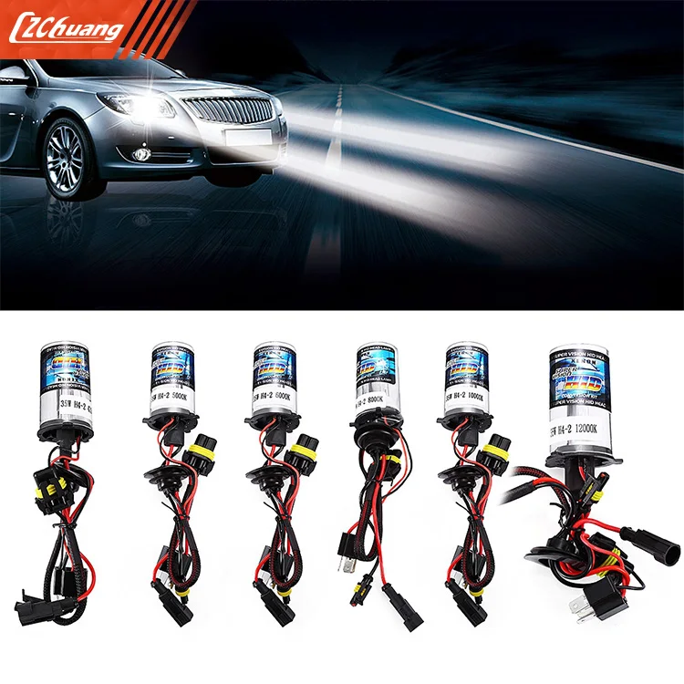 Пара 12 В 35 Вт H4 2 ксеноновая лампа накаливания|xenon hid|hid lamphid bulb |