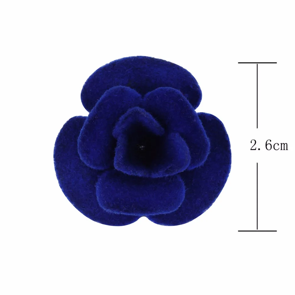 Оптом брошь булавки мода синий цветок броши для леди классические аксессуары XR163