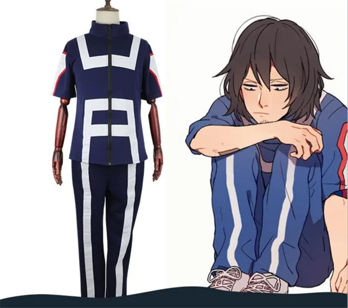 Спортивная одежда моя геройская Академия JP Аниме Boku no Hero Bakugou Katsuki Iida Tenya Todoroki Shouto
