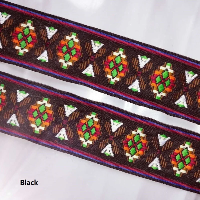 HOT Hand DIY National Wind Polyester Cotton Embroidery Jacquard Ribbon Lace Accessories Clothing Decoration Width 4.8cm | Дом и сад