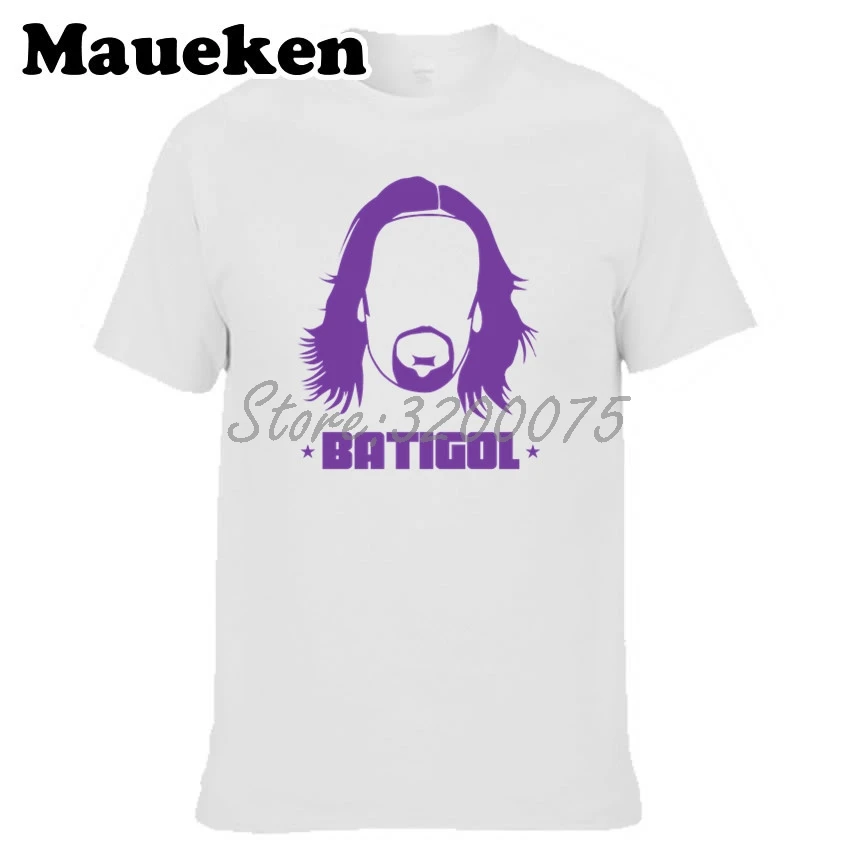 Мужская футболка Gabriel Omar Batistuta 9 BATIGAL стрижка Бог войны мужская для Аргентины Fiorentina