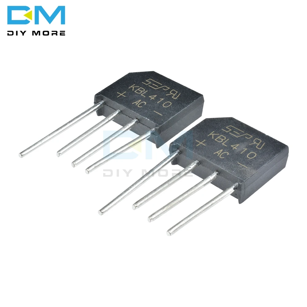 5 шт. KBL410 1000 В 4A высокотемпературная пайка диодный мост выпрямитель однофазный