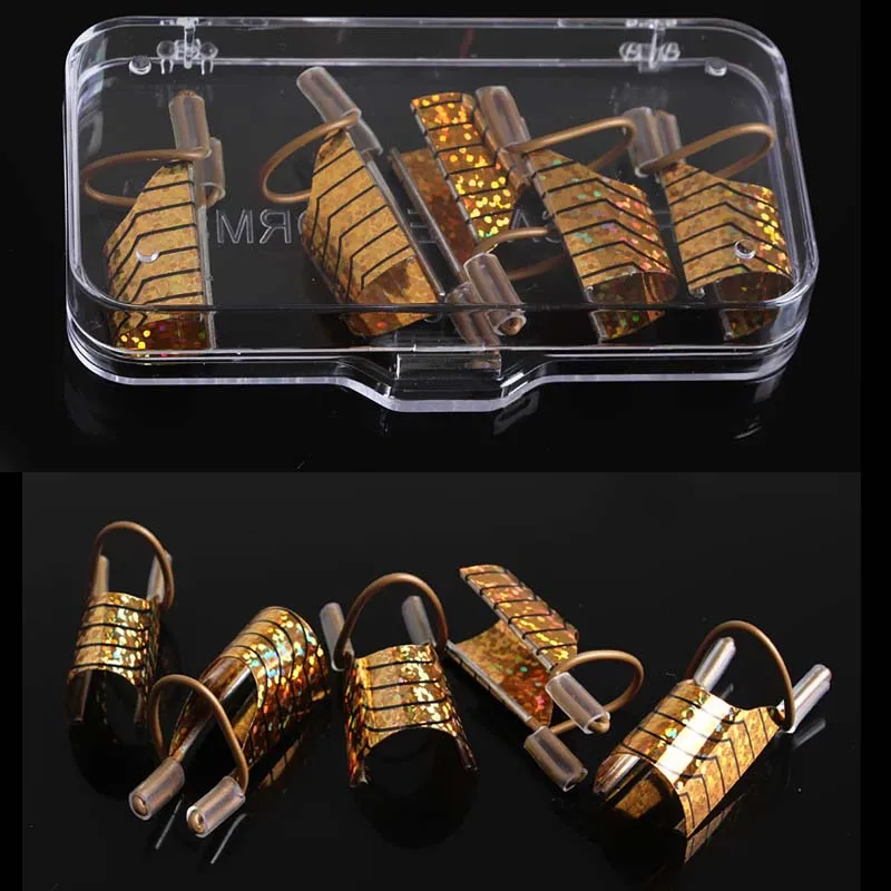 1 коробка/5 шт. многоразовые формы для ухода за ногтями|nail extension|extension nailsform gel nails |