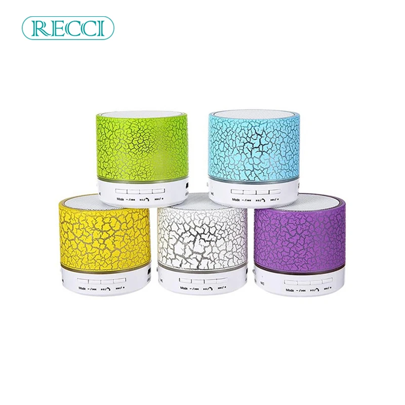 Светодиодный Bluetooth Беспроводной Динамик USB Портативный колонки сабвуфер громкий