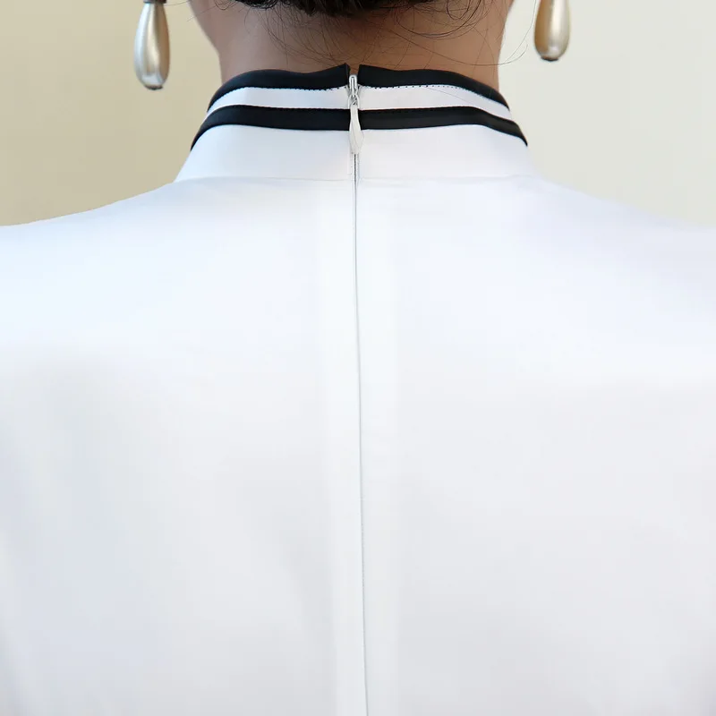 

S-4XL Long Cheongsam Vintage Chinese style Dress 2019 Fashion Womans Rayon Qipao Slim Party Dresses Button Vestido Plus Size