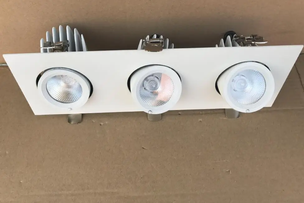 Светодиодный точечный светильник 8 шт./лот двойное вращение на 360 градусов 20 Вт 30