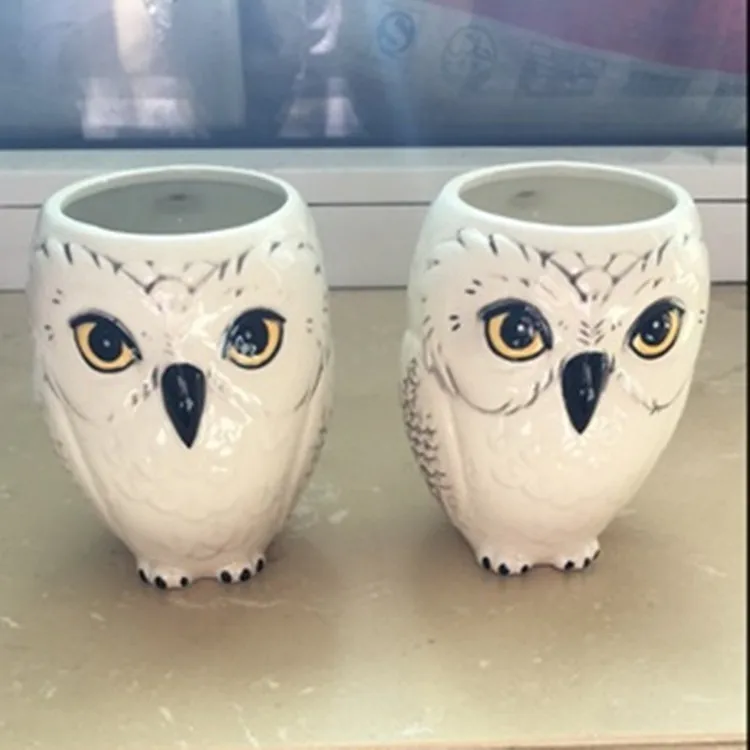 Креативные 3D Животные молочные чашки милая сова кружки керамическая кружка кофейные чашки для завтрака офисная чашка Забавный подарок