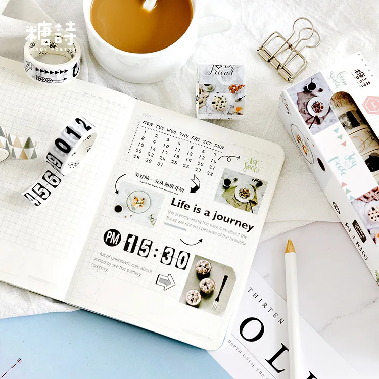 10pcs/pack Maple Forest Animals Washi Tape Diy Scrapbooking Sticker Label Masking School Office Supply Japanese Stationery | Канцтовары