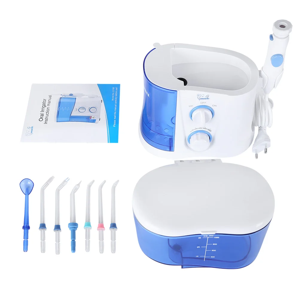 Gustala 1000ml Dental Flosser Portable Oral Floss Irrigator Teeth Care Hygiene Irrigation Set Wholesale | Бытовая техника