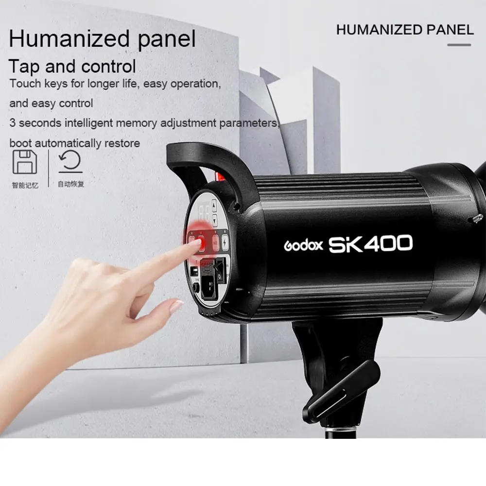 Новый SK400II 110 V 220 Professional Studio Стандартный наборы SK серии мощность 5600 К к Max 400WS GN65