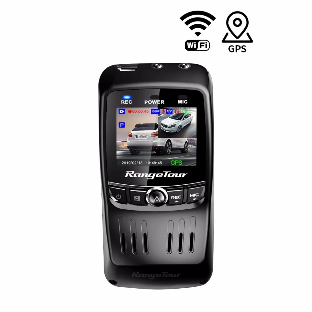 Мини Wi-Fi автомобильный видеорегистратор DVR с двумя объективами 1296P камера ночного видения для автомобиля gps ADAS Автомобильный видеорегистратор мини видеокамера Авто Регистратор