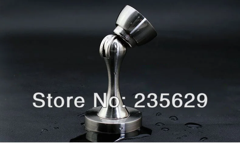 

Free Shipping, brushed stainless steel finished Door Stopper,suitable for all kinds of doors,Blister Packaging High suction