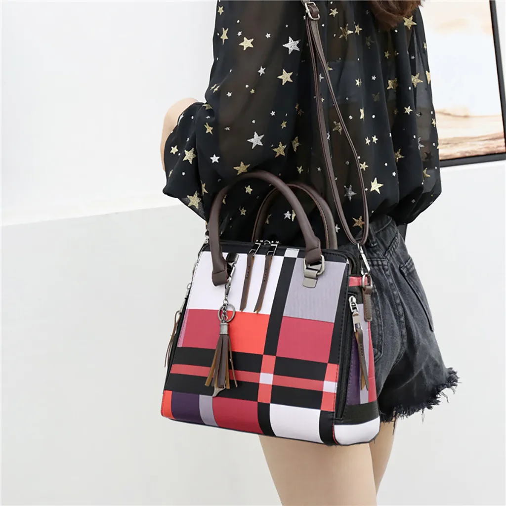 New 4pcs/Set Women Composite Bags High Quality Ladies Handbags Female PU Leather Shoulder Messenger Bags Tote Bag Bolsa#YJP