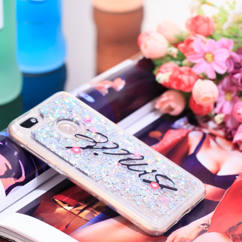 Soaptree чехол для телефона для huawei Nova Lite Y6 Pro P9 lite mini Enjoy 7 5,0 дюймов Блестящий жидкий Мягкий ТПУ чехол