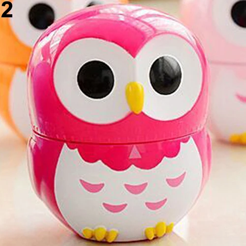 

1Pc Owl Design 60 Minutes Mechanical Kitchen Cooking Timer Clock Loud Alarm