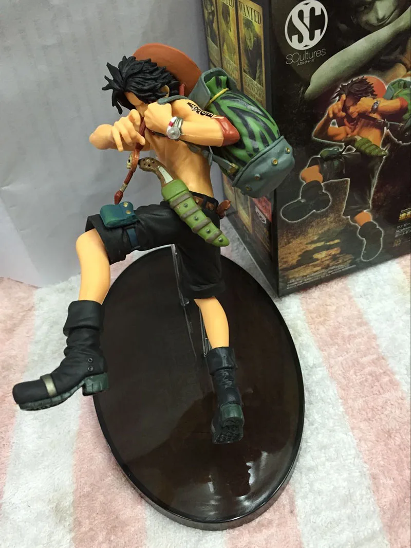 15cm ONE PIECE Portgas D Ace onepiece Body tilt PVC Action Figure Model Toys Dolls Anime Cartoon xmas gift free shipping | Игрушки и