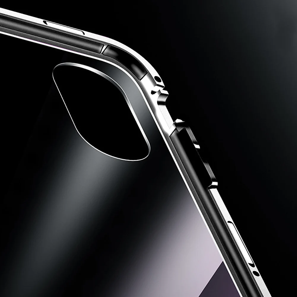 Магнитное закаленное стекло чехол для samsung S10 5G поддержка беспроводной зарядки Capa для iPhone 11 Pro Max двусторонний чехол