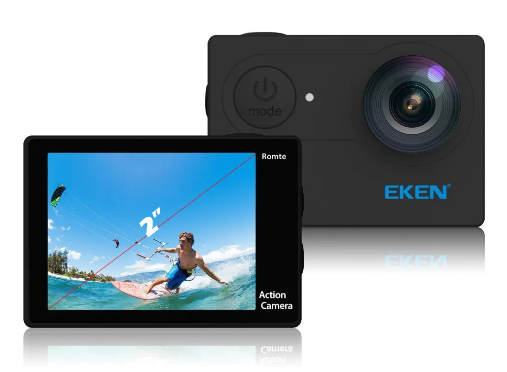 Экшн-камера eken H9s, прямая трансляция, 4 K, WiFi, Ультра HD, водонепроницаемая, eken H9 Session, Мини спортивная камера