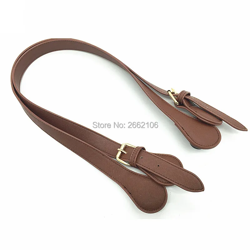 

long can foldable handles pu leather bag parts and accessories for o eva bag
