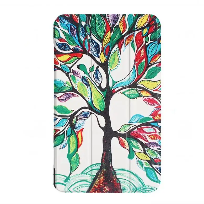 Tree Магнитный стенд смарт-чехол из полиуретановой кожи для lenovo Tab 4 8 TB-8504F/8504N/8504X8," чехол для планшета+ экранная пленка+ стилус - Цвет: Tree