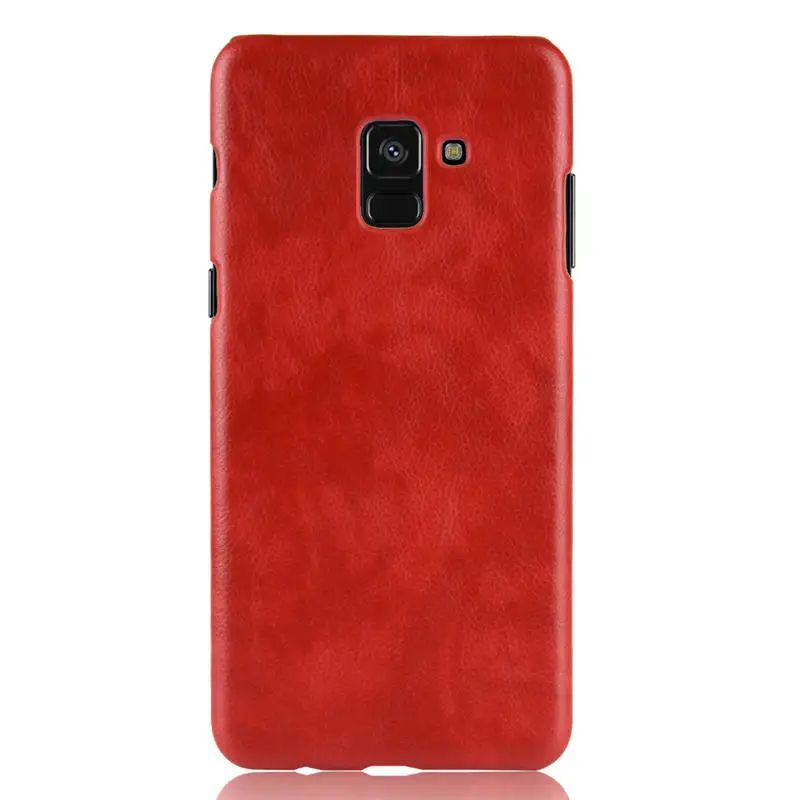 Для Samsung Galaxy A8 2018 чехол 5 6 "Роскошная Обложка на заднюю панель из искусственной