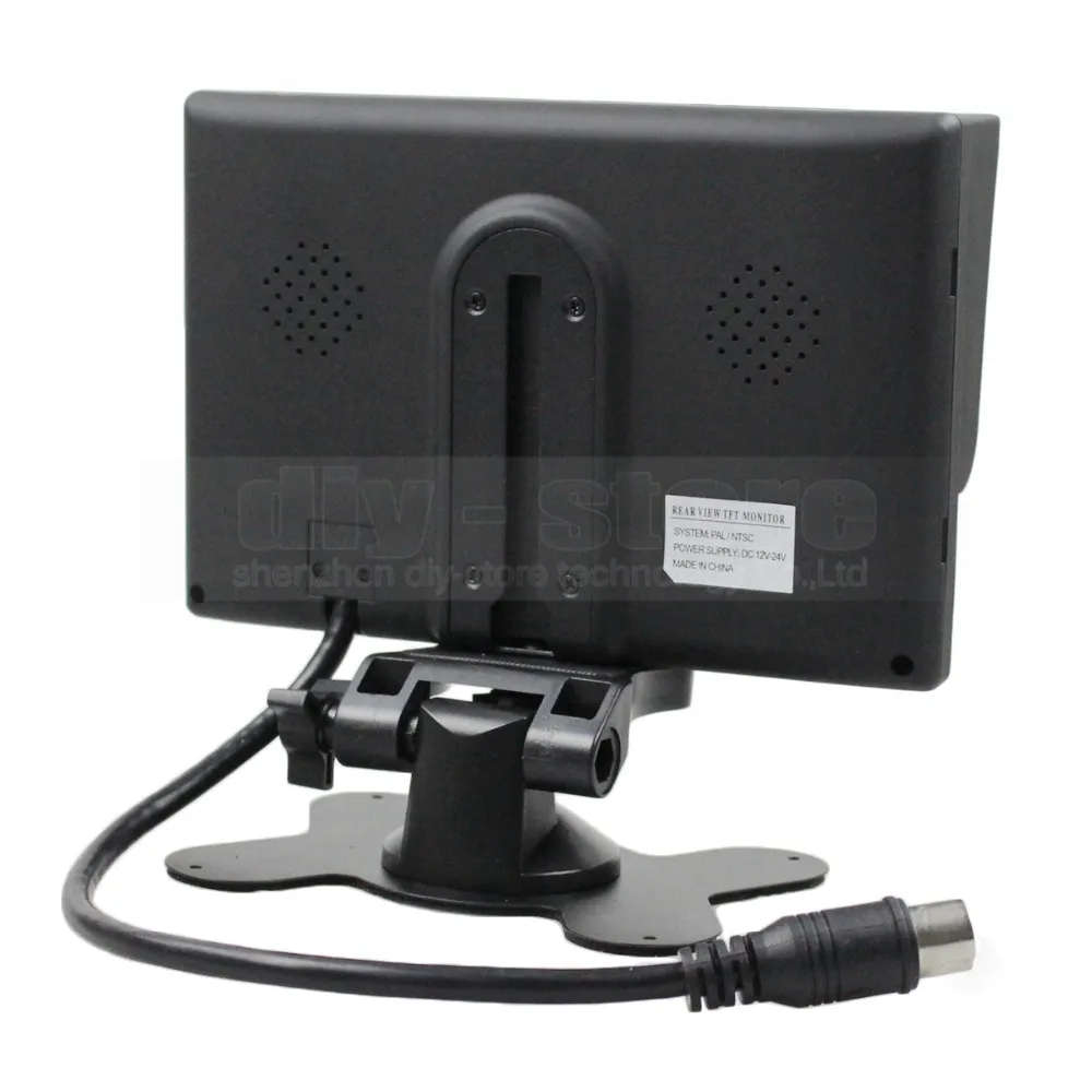 DIYSECUR 4CH 4-контактный 7 дюймов Сплит QUAD видео монитор безопасности+ 4 x HD CCD ИК камера ночного видения водонепроницаемый
