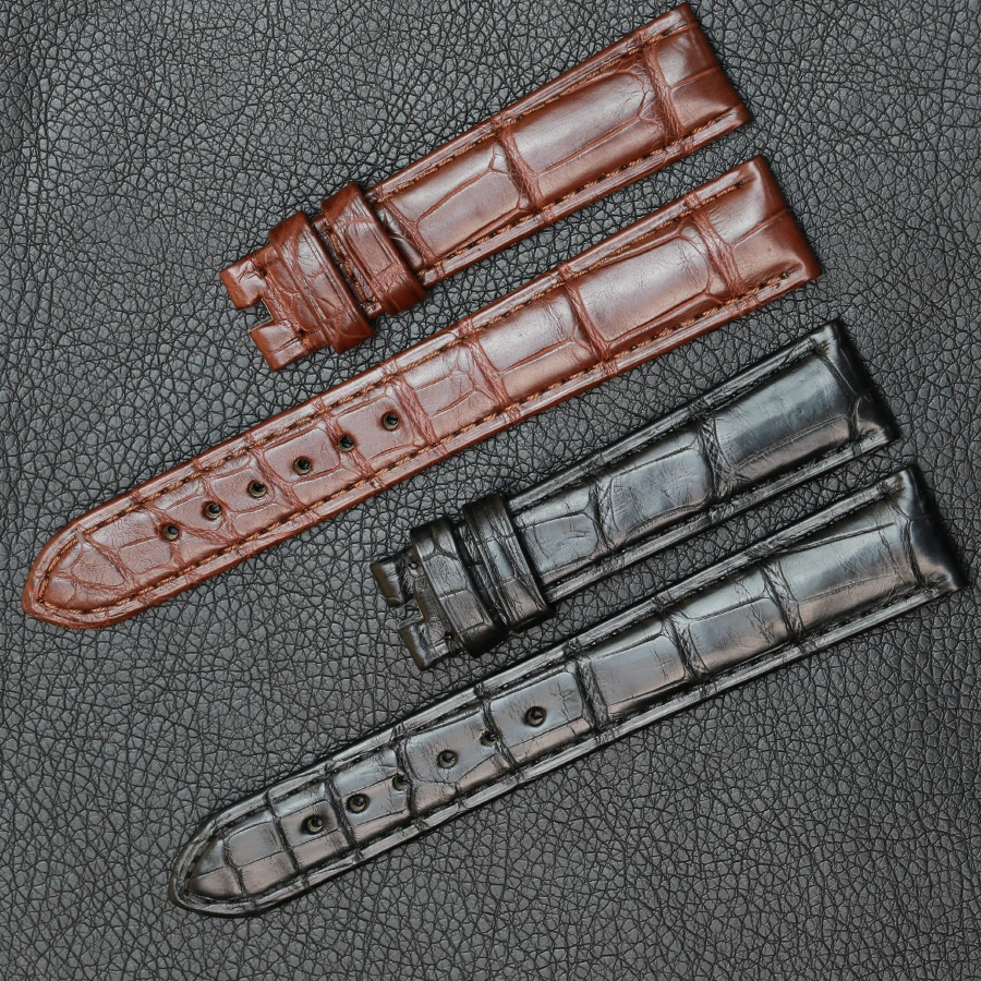 SAUPPO из крокодиловый кожи ремешок с бамбуковой текстурой подходит для ремень для часов сменный Браслет для часов для женщин браслет 16 мм