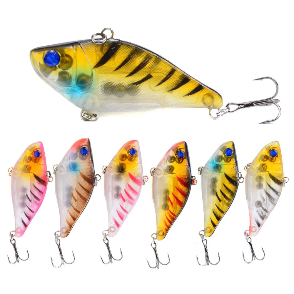 LEOSPORT 2018 Good Fishing Lures Crankbaits VIB 7CM 12G Quality Professional Bait Insize 7 hoodles Wobbles Colors Available | Спорт и