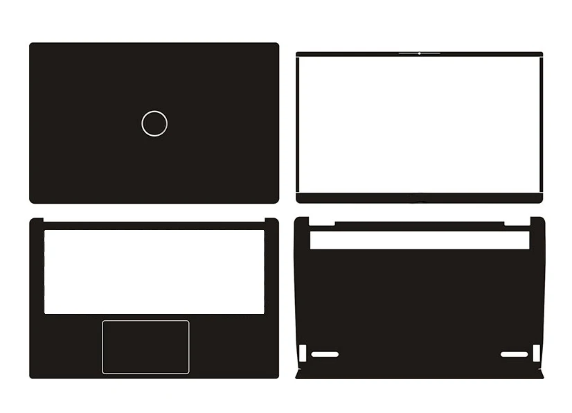 Наклейка для ноутбука наклейки из углеродного волокна защитная крышка Dell Inspiron