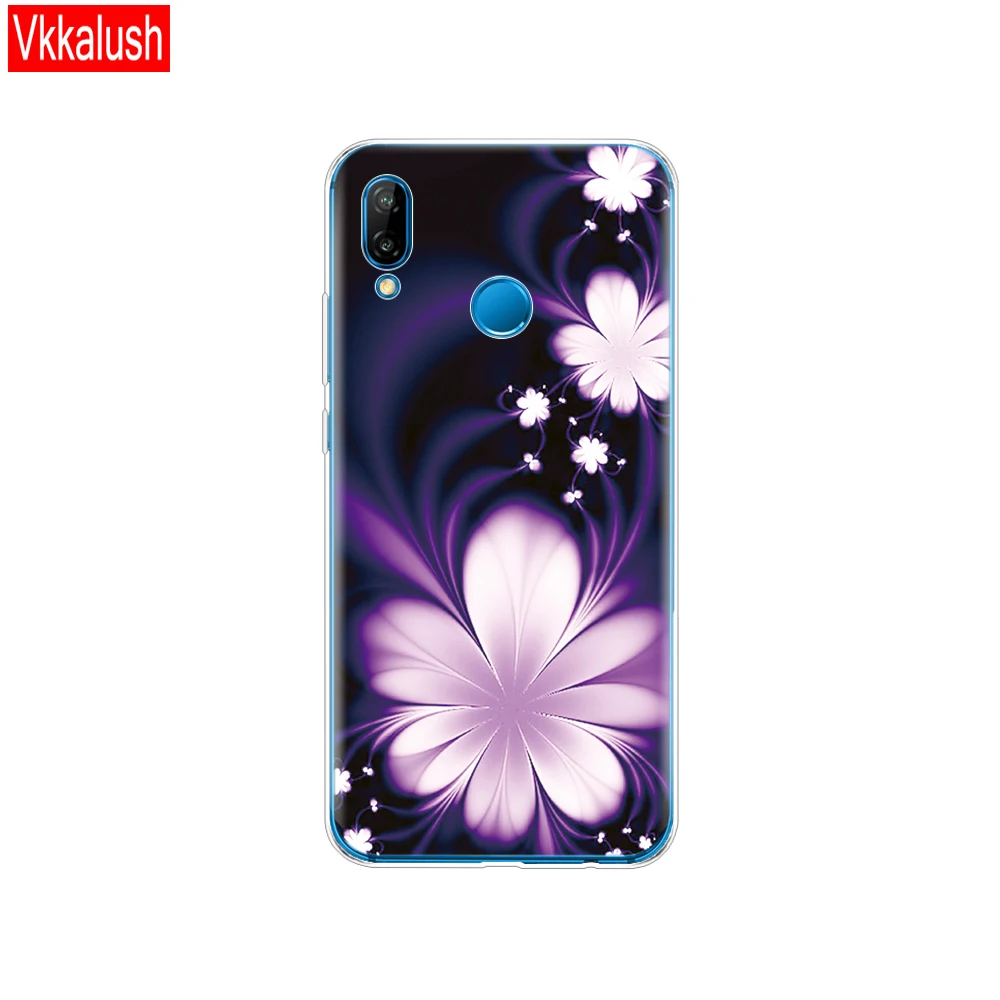 80023 Силиконовый чехол для 5,8" huawei P20 Lite huawei P20 Pro, чехол для huawei P 20, Защитная прозрачная задняя крышка для телефона - Цвет: 80023