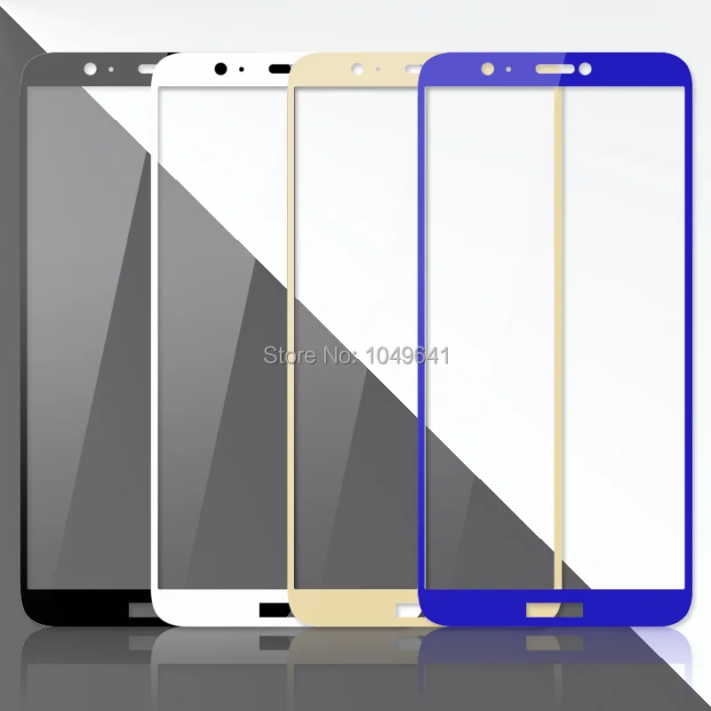 

2.5D Tempered Glass Full Cover Protective For Huawei P Smart FIG-LX1 5.65" Screen Protector Film for Huawei P Smart Glass Cover