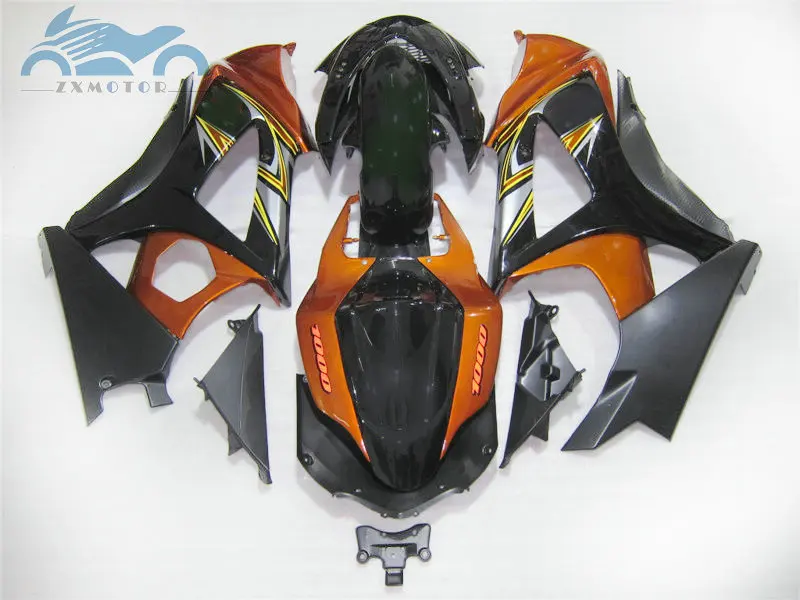 Полный комплект флейт для SUZUKI GSXR1000 2007 2008 K7 ABS пластиковые спортивные Обтекатели 07