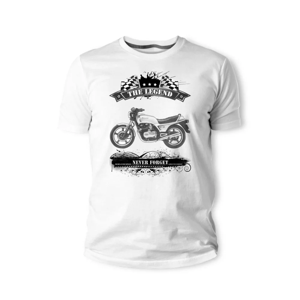 

Japanese Classic Motorcycle Motorrad Er-6N Z250 Abs Z250Sl Z750S 1982 Youngtimer Oldtimer Herren Short Sleeve O-Neck Summer Tees