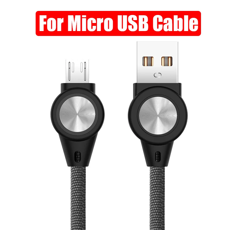 Robotsky 3A USB C Micro USB кабель для быстрой зарядки для huawei samsung Xiaomi Android мобильного телефона USBC MicroUSB пружинная Дата линия - Цвет: gray micro usb