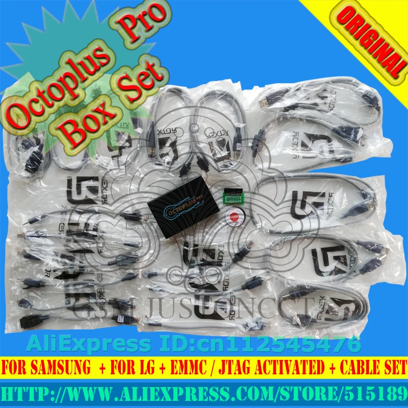 

Octoplus Pro Box For Samsung for LG + eMMC/JTAG Activated) with 19Cable Set free fast shipping