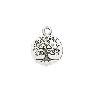 Tree Life Charm 108 шт бусы мала браслеты из натурального камня аметисты Ом Лотос буддийские браслеты для женщин Йога ювелирные изделия Прямая поставка - Окраска металла: Tree Life Charm