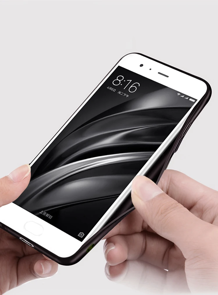 Для Xiaomi mi6 чехол для mi 6 задняя крышка силиконовый край для мужчин бизнес ткань противоударный чехол coque MOFi mi 6 Чехол