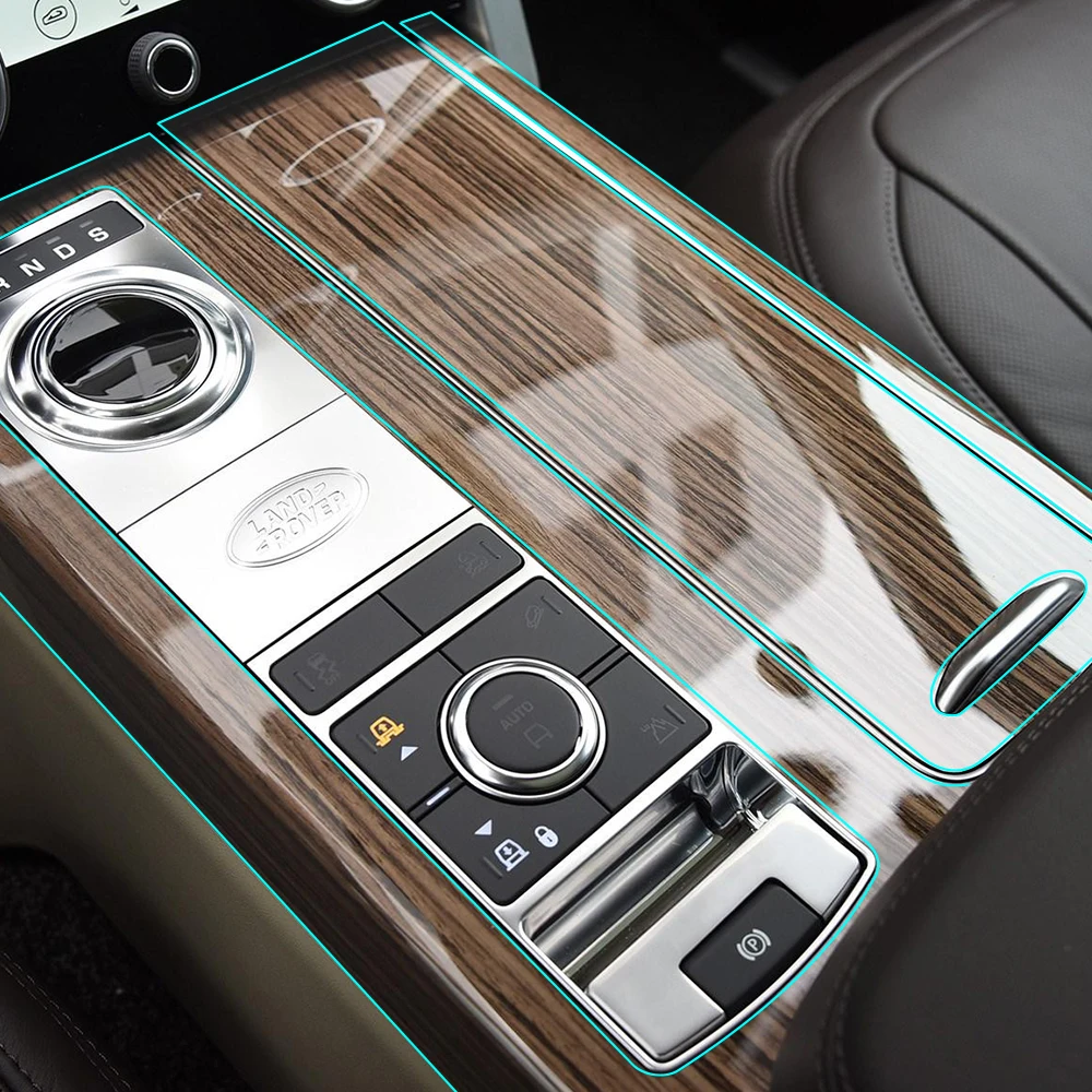 Прозрачная защитная пленка для внутренней консоли Land Rover Range Sport Vogue Discovery Velar |