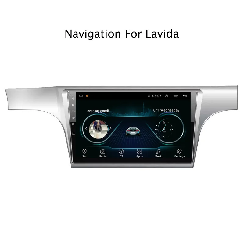 10 1 &quot2.5D IPS Android 8 автомобильный DVD GPS плеер для VW Lavida 2013-2014 Серебряное автомобильное
