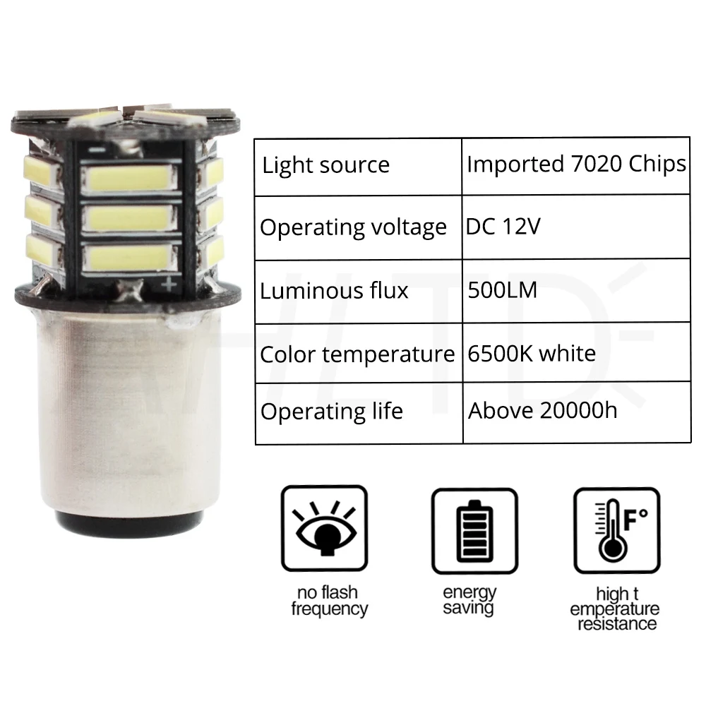 1 шт. сигнальные лампы фонари заднего хода 7020 21SMD 1156 BA12S 1157 BA15D P21/5 Вт S25 1459 21 светодиодный стайлинга автомобилей спереди белый 12V