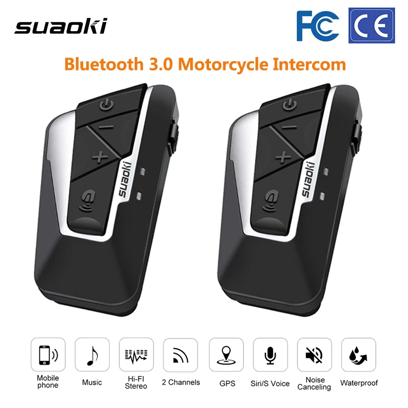 Suaoki t9s 1200 м мотоциклетный шлем Интерком домофонных мотоцикл Bluetooth гарнитуры