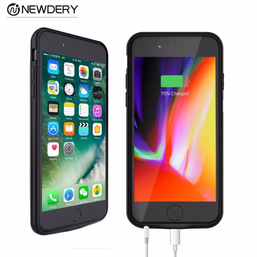 Чехол для iPhone 6 7 8 портативный внешний аккумулятор 678 plus|Чехлы с аккумулятором| |