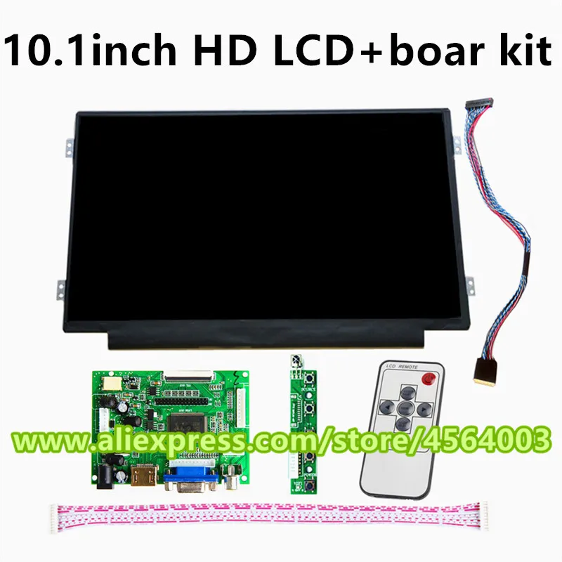 10,1 дюймов 1366*768 экран дисплея B101XTN01.1 M101NWN8 R0 HSD101PHW1 ЖК-монитор управление доской драйвера HDMI VGA комплект для Raspberry
