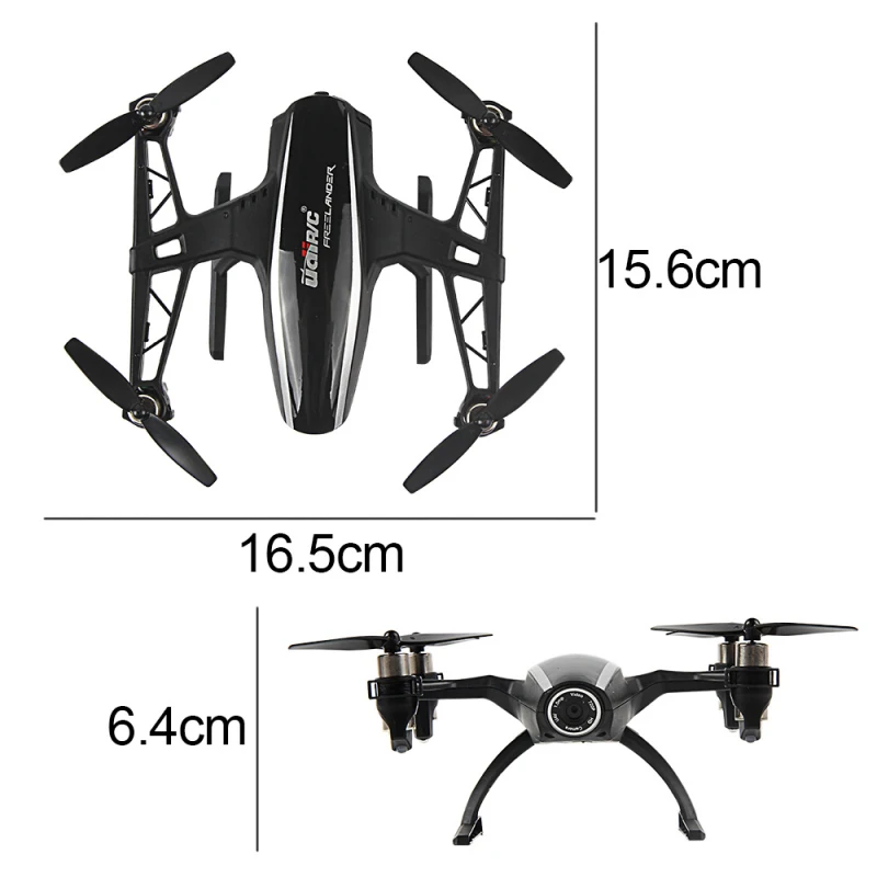Бесплатная дополнительный аккумулятор Профессиональный RC воздушный Дрон 2 4G 4CH 6